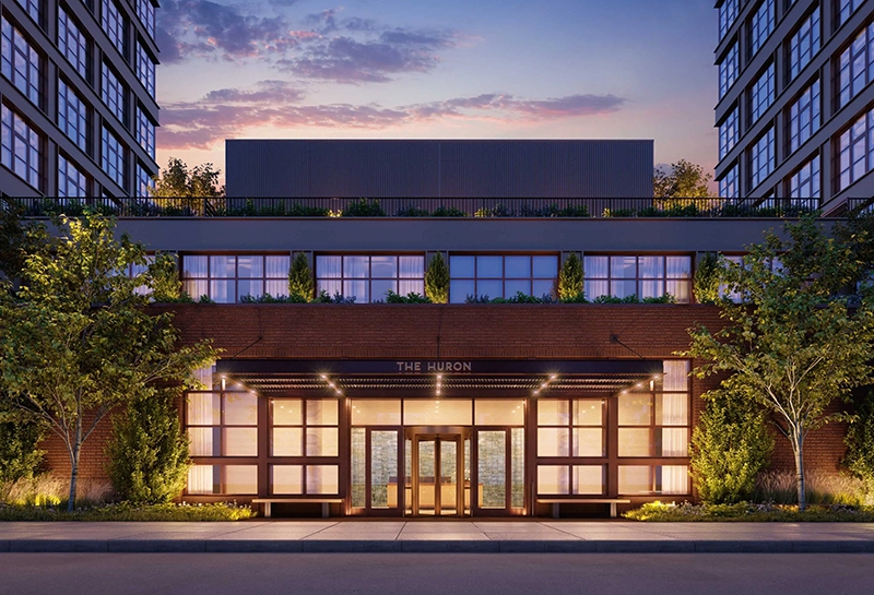 Quadrum Global begins closings at two-tower condominium - The Huron 